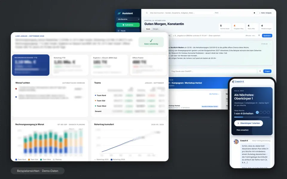 Coach-K-Trainings-App und digitales Laktat-Panel